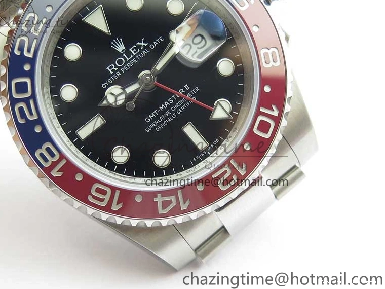 AAA Replica Watches Ceramic GMT-Master II Youthful Best Red 1:1 BLRO MAX Blue 116719 Version VRF 2795 CHS Steel SA3186 Edition 904L 1231